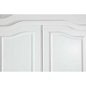 Armadio Inter Link 2 ante + 2 cassetti in pino massello finitura bianco