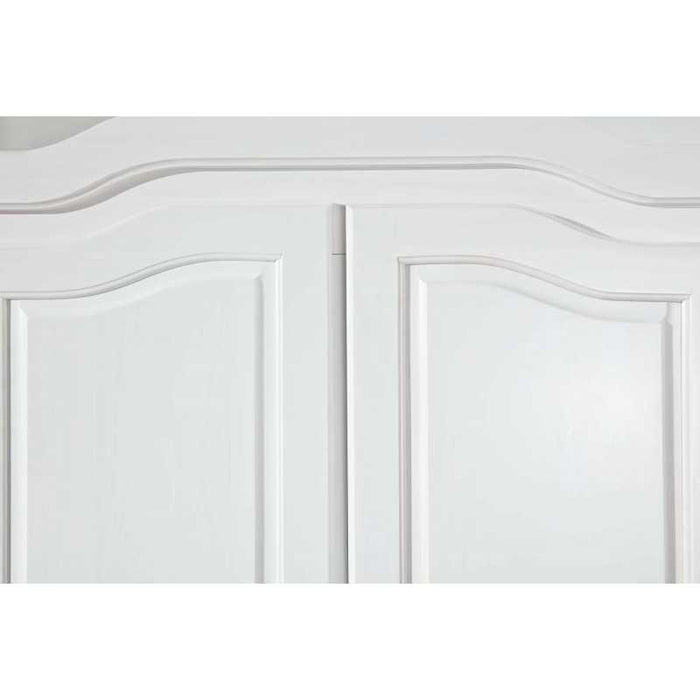 Armadio Inter Link 2 ante + 2 cassetti in pino massello finitura bianco