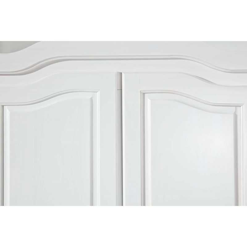 Armadio Inter Link 2 ante + 2 cassetti in pino massello finitura bianco