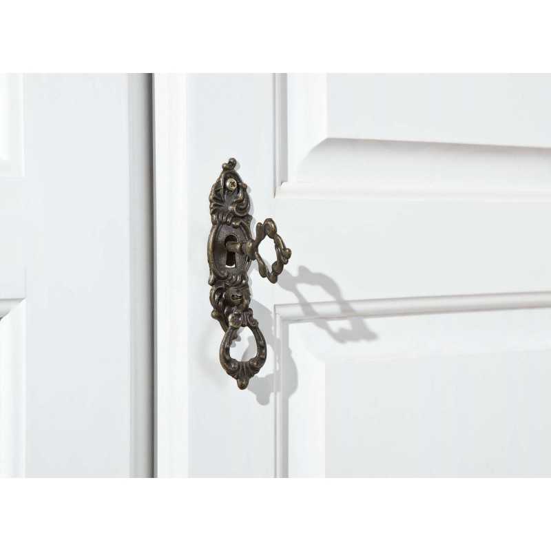 Armadio Inter Link 2 ante + 2 cassetti in pino massello finitura bianco