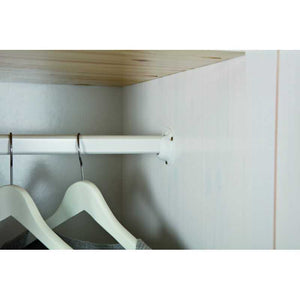 Armadio Inter Link 2 ante + 3 cassetti con vetro dim.14x55x190h