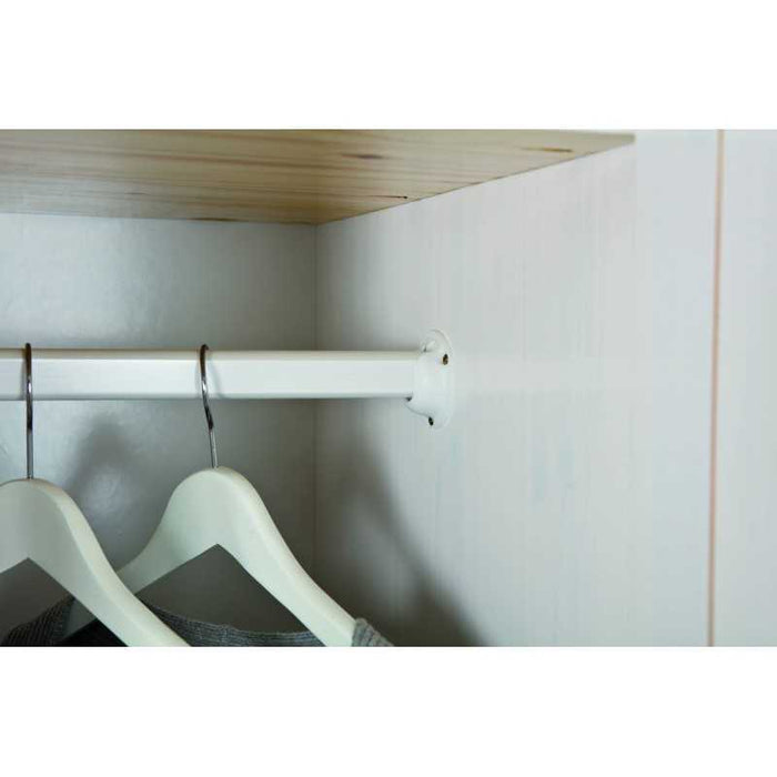 Armadio Inter Link 2 ante + 3 cassetti con vetro dim.14x55x190h