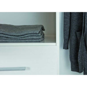 Armadio Inter Link 2 ante + 3 cassetti con vetro dim.14x55x190h