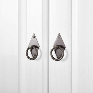 Armadio Inter Link 2 ante in pino massello finitura bianco