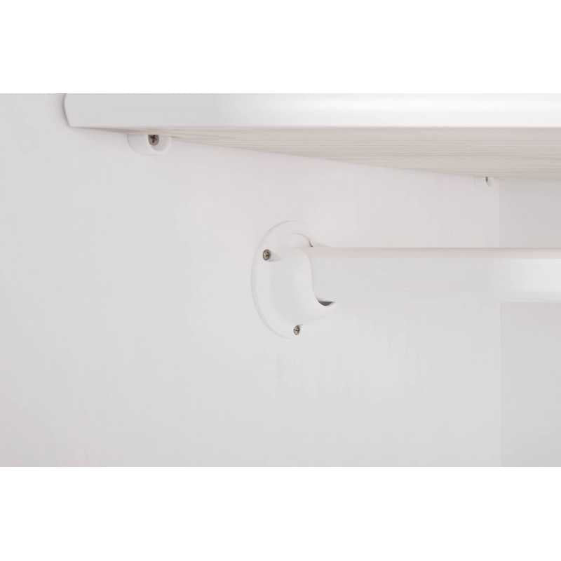 Armadio Inter Link 2 ante in pino massello finitura bianco