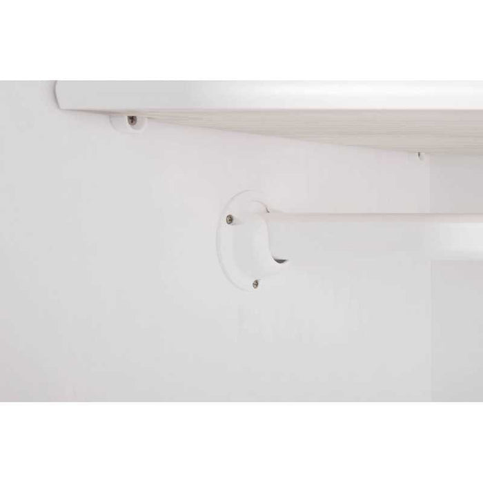 Armadio Inter Link 2 ante in pino massello finitura bianco