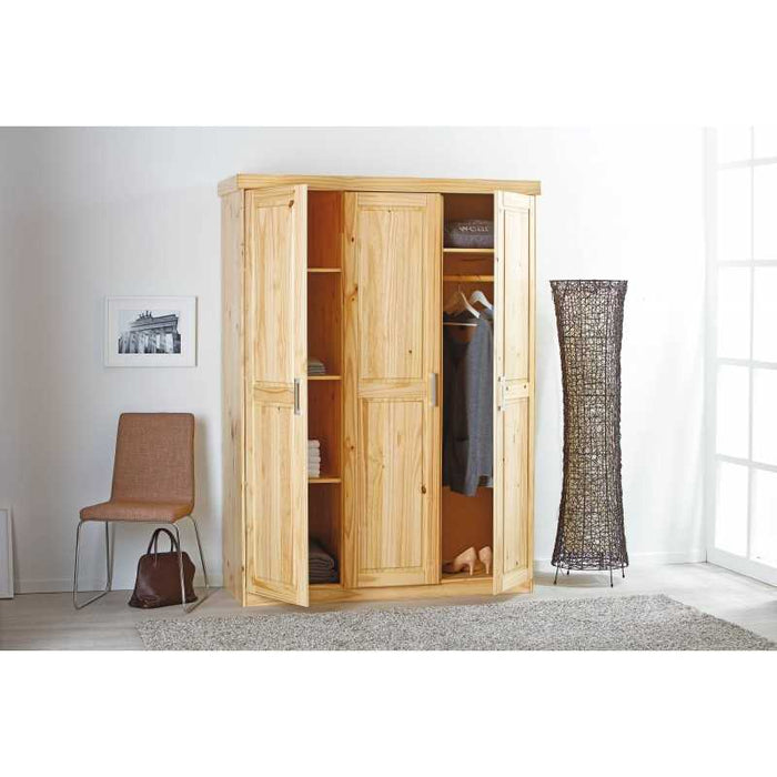 Armadio Inter Link in legno massello naturale