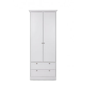 Armadio Landwood14 bianco due ante e due cassetti