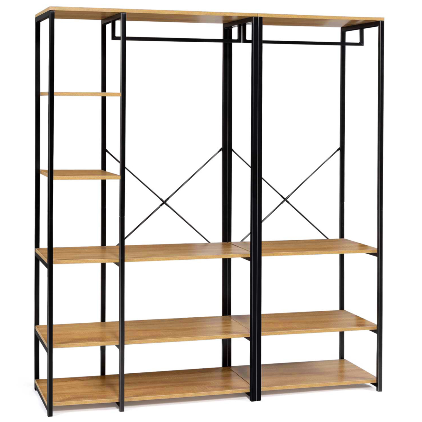 IDMarket - Armadio modulare XXL L. 150 cm DETROIT design industriale