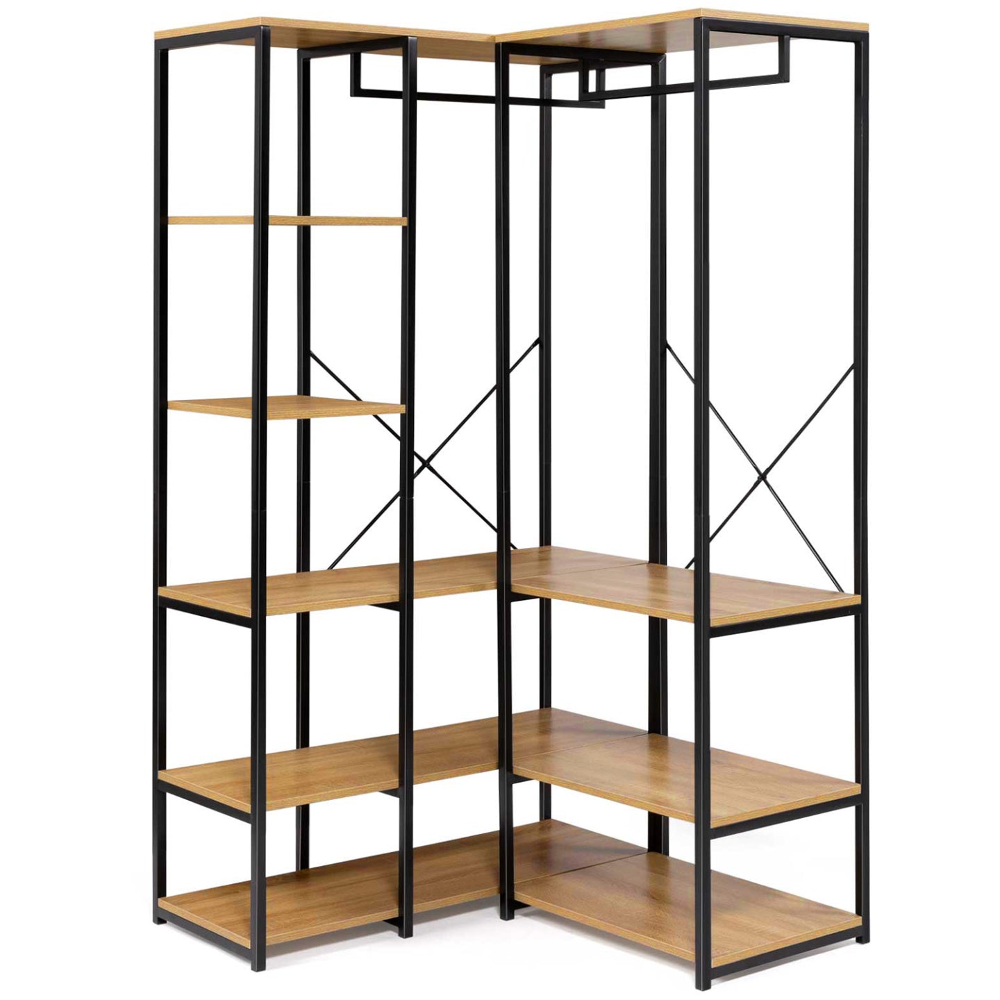 IDMarket - Armadio modulare XXL L. 150 cm DETROIT design industriale