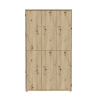 Armadio multiuso Medea 6 ante rovere 109x35x192 - Scarpiera e armadio salvaspazio