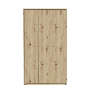 Armadio multiuso Medea 6 ante rovere 109x35x192 - Scarpiera e armadio salvaspazio