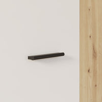 Armadio multiuso portascope Teodoro 2 ante rovere con anta bianca 68x36.5x181H