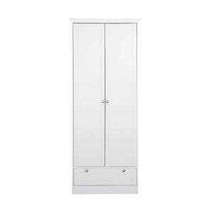 Armadio scarpiera Landwood13 bianco due ante e cassetto