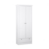 Armadio scarpiera Landwood13 bianco due ante e cassetto