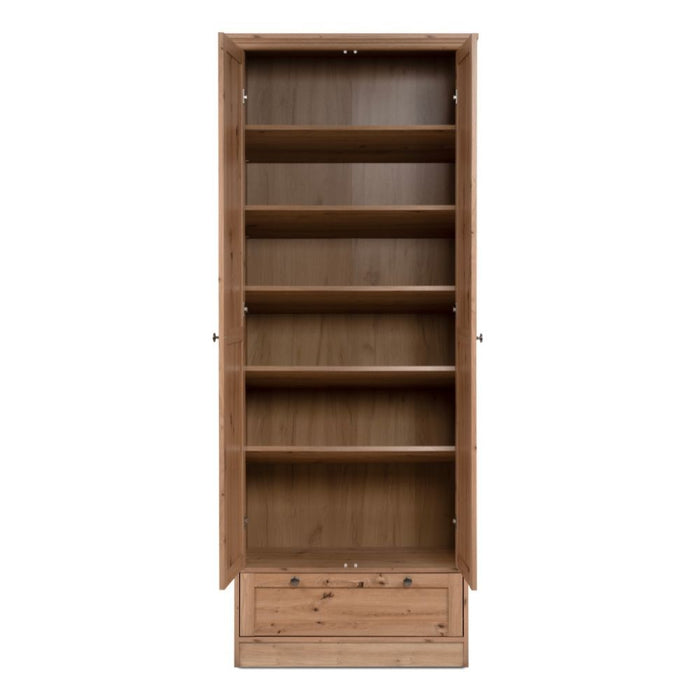 Armadio tuttopiani 2 ante e cassetto rovere anticato Timber40A  80x39x200H L'eleganza del legno, la funzionalità dello spazio