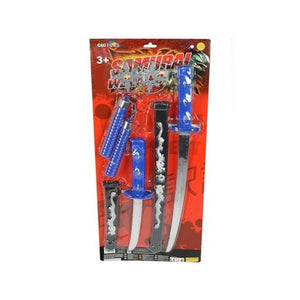 Trade Shop - Armi Samurai Set Spada Katana Ninja Gioco Giocattolo Bambini -