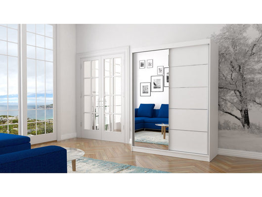 Vetrina NEOMI 05" - 120 x 200 x 61 cm - Bianco