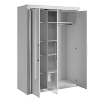 Armadio 150cm collezione DOHA. Colore bianco lucido.