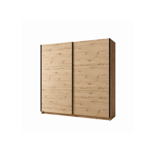 Armadio con 2 porte scorrevoli 200 cm - rovere - Collezione ARSALA