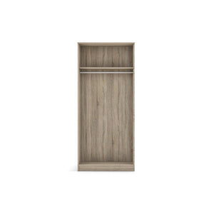 Armadio 2 porte REY colore rovere sonoma - 80 x 180 x 50 cm