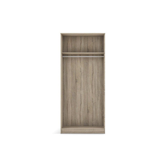Armadio 2 porte REY colore rovere sonoma - 80 x 180 x 50 cm