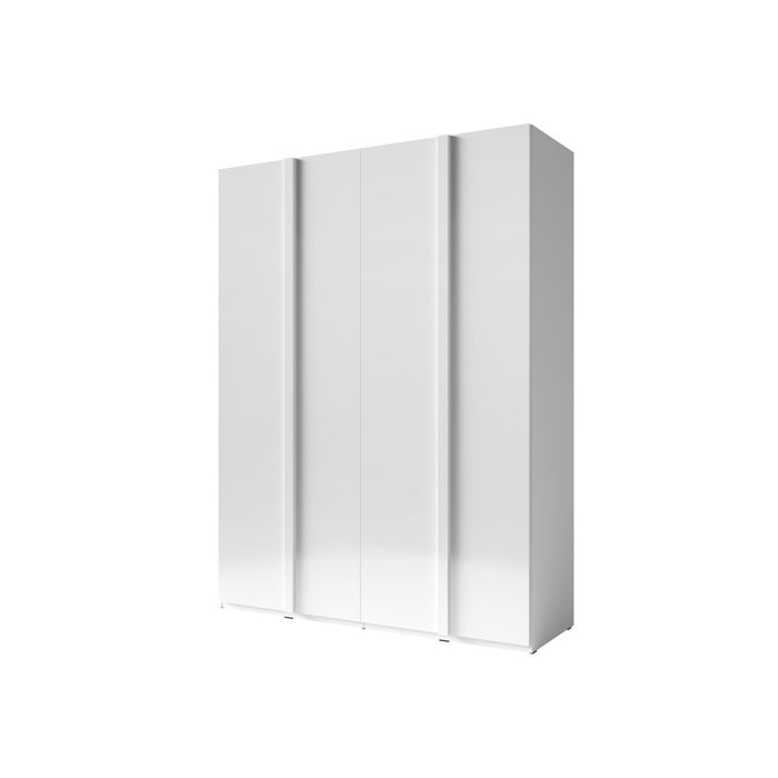 Armadio 4 Porte 180cm collezione VERONA. Colore bianco lucido.