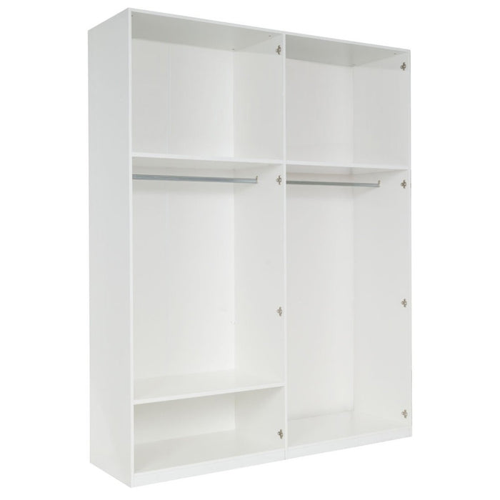 Armadio 4 Porte 180cm collezione VERONA. Colore bianco lucido.