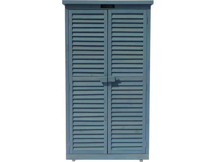 Armadio da giardino "Space" - 87 x 46,5 x 160 cm - Blu cielo