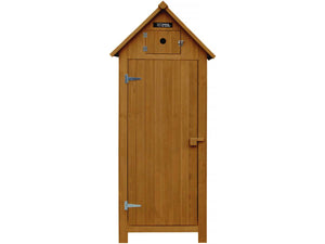 Mobile da giardino "Shed" - 77 x 54,5 x 179 cm - Marrone