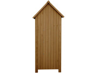 Mobile da giardino "Shed" - 77 x 54,5 x 179 cm - Marrone