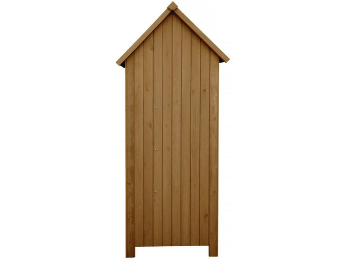 Mobile da giardino "Shed" - 77 x 54,5 x 179 cm - Marrone