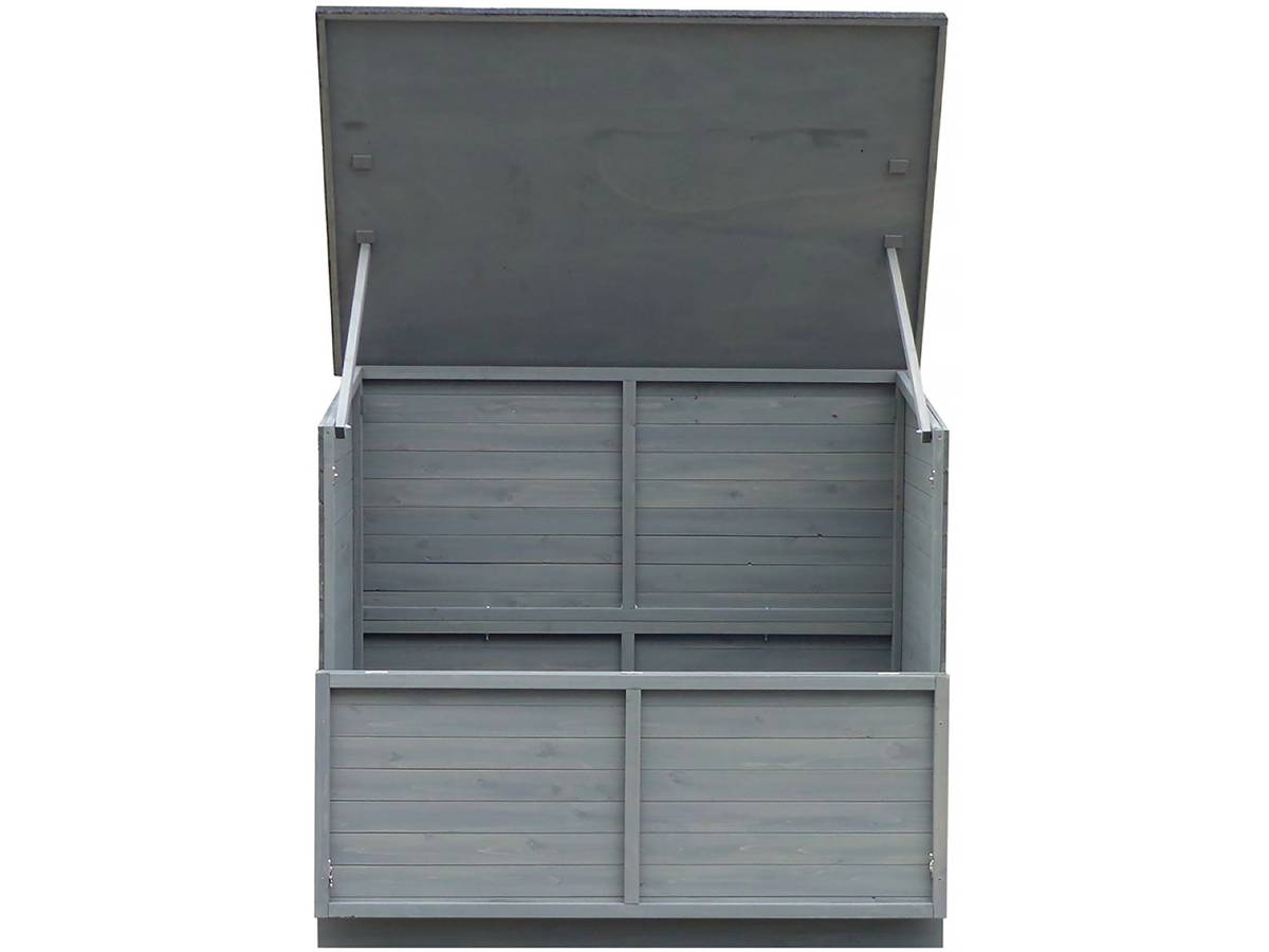 Cassetta da giardino in legno "Caja" - 137 x 91 x 121 cm - Antracite