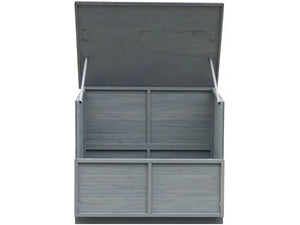 Cassetta da giardino in legno "Caja" - 137 x 91 x 121 cm - Antracite