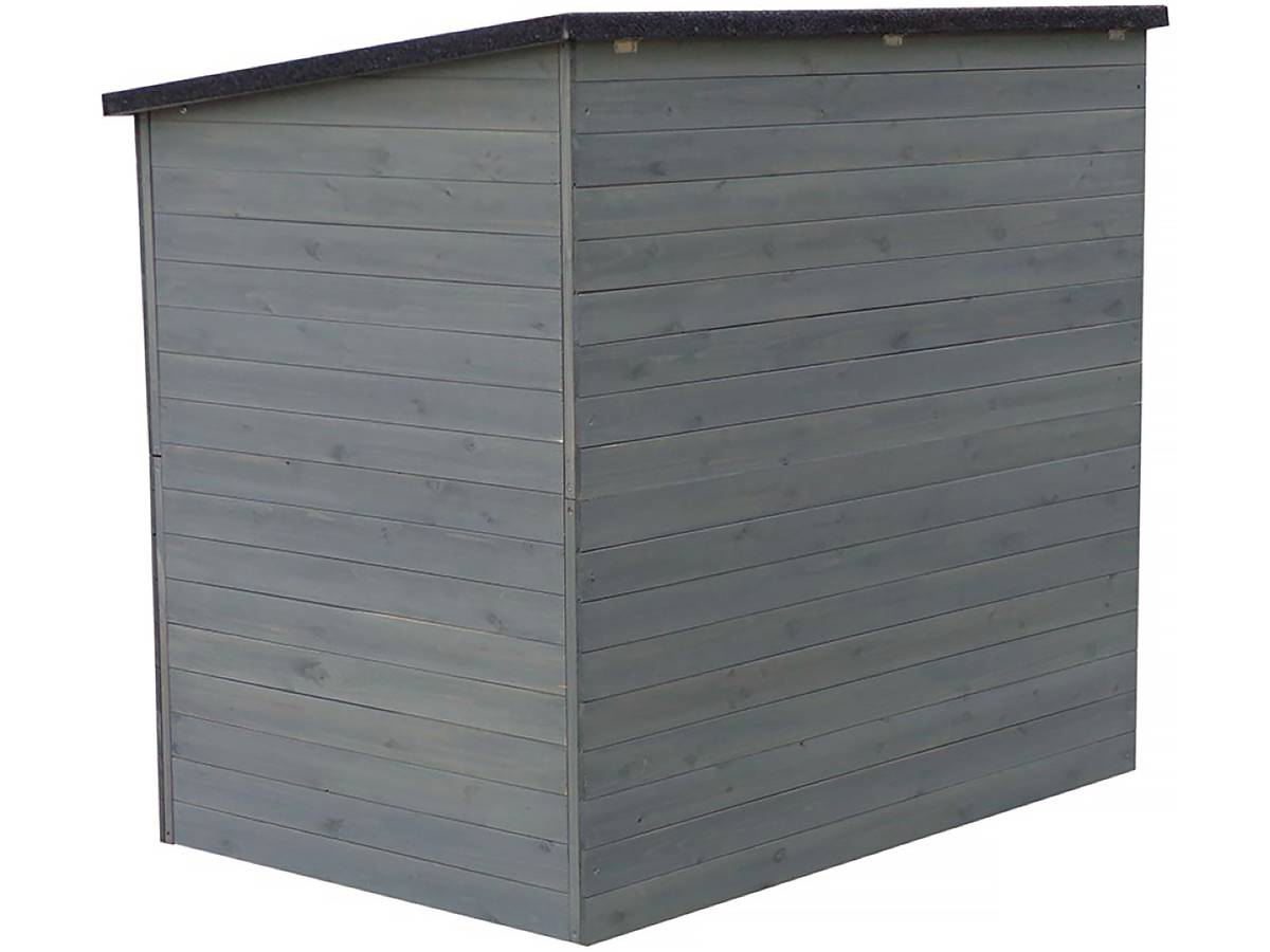 Cassetta da giardino in legno "Caja" - 137 x 91 x 121 cm - Antracite