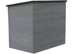 Cassetta da giardino in legno "Caja" - 137 x 91 x 121 cm - Antracite