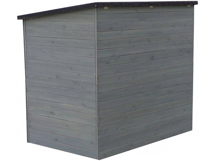 Cassetta da giardino in legno "Caja" - 137 x 91 x 121 cm - Antracite