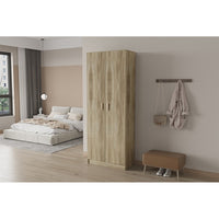 Armadio, collezione TOLLY, 2 porte, 75x195 cm, colore rovere sonoma