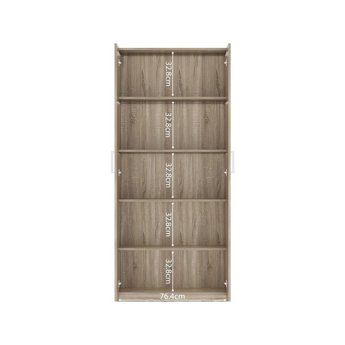 Armadio, collezione TOM, 2 porte 80 cm rovere sonoma