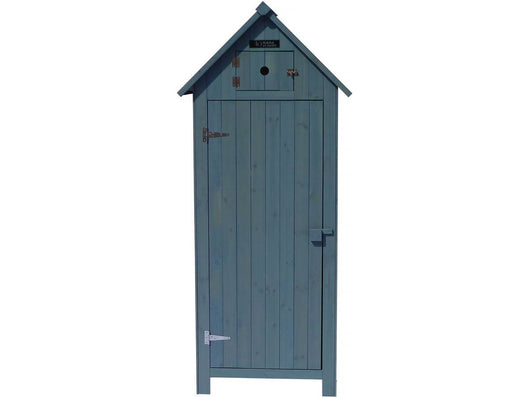 Mobile da giardino "Cabanon" - 77 x 54,5 x 179 cm - Blu cielo