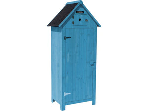 Armadio da giardino CABANON - 77 x 54.5 x 179 cm - Azzurro