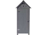 Mobile da giardino "Cabanon" - 77 x 54,5 x 179 cm - Antracite