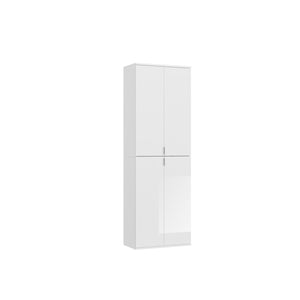 Armadio contenitore 12 porte BODITE - Bianco lucido - Design moderno