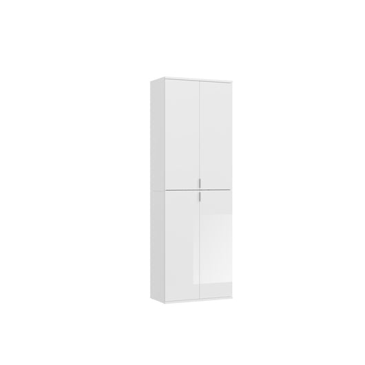 Armadio contenitore 12 porte BODITE - Bianco lucido - Design moderno