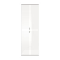 Armadio BODITE – 4 porte – Bianco laccato – Eleganza e praticità