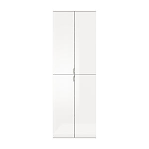 Armadio BODITE – 4 porte – Bianco laccato – Eleganza e praticità
