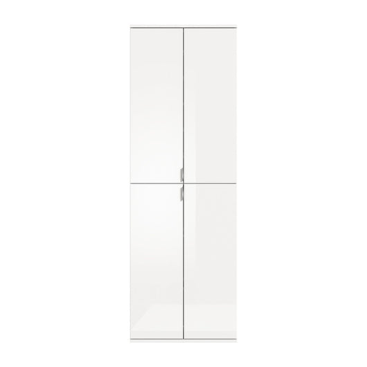 Armadio BODITE – 4 porte – Bianco laccato – Eleganza e praticità