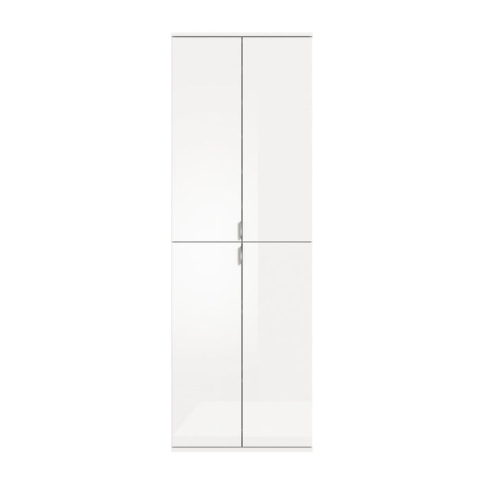 Armadio BODITE – 4 porte – Bianco laccato – Eleganza e praticità