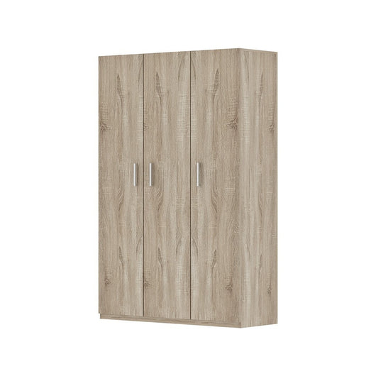 Armadio contenitore, collezione TOM, 3 porte in rovere sonoma