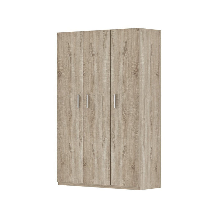 Armadio contenitore, collezione TOM, 3 porte in rovere sonoma